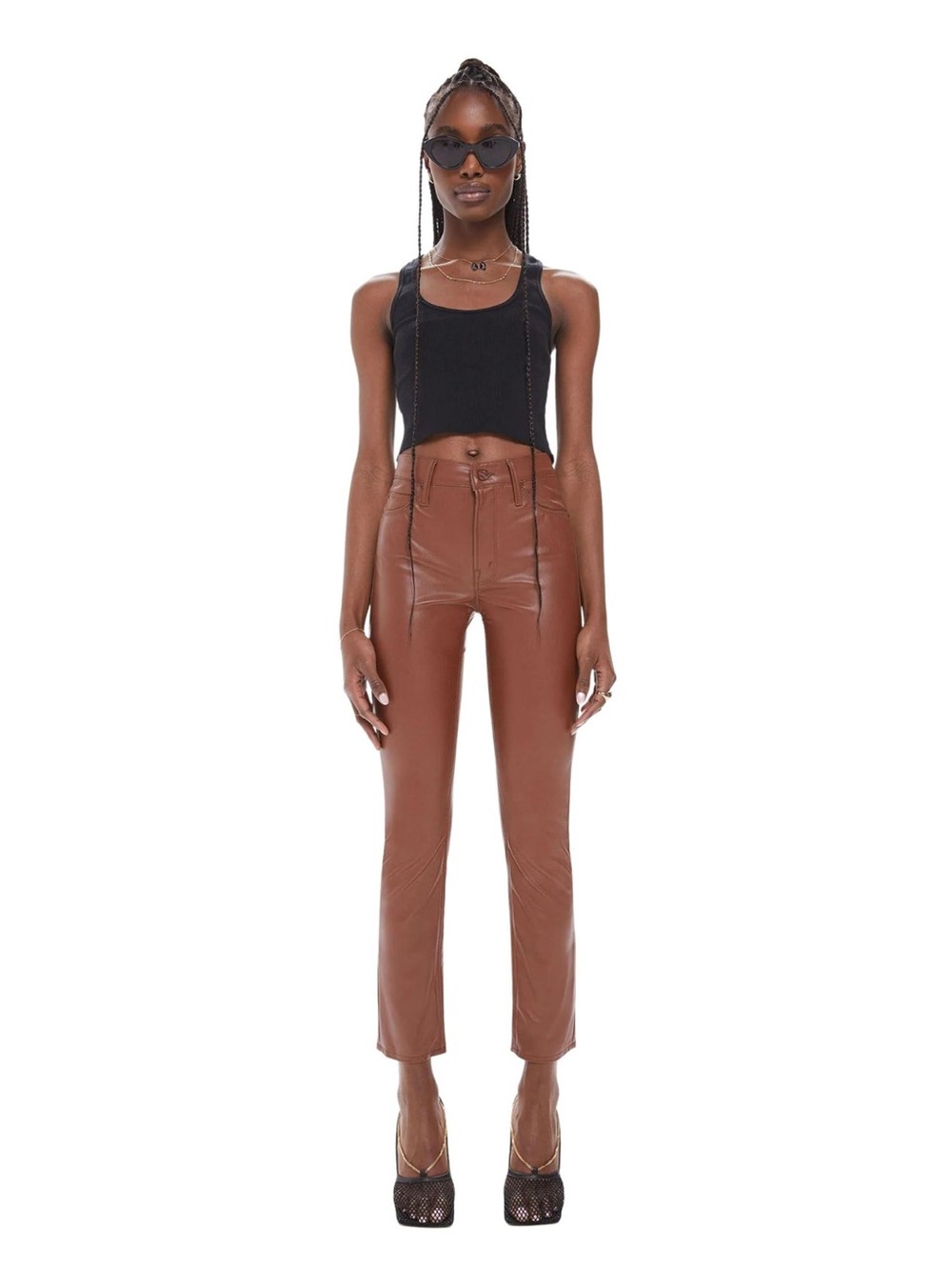 Mother Mid-Rise Dazzler Ankle